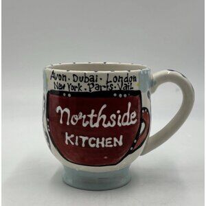 Northside Kitchen Artist Signed Janet Herbert Coffee Mug Avon Colorado